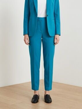 ⚡️a new day | Bright Turquoise Tailored Ankle Trousers | Size 12